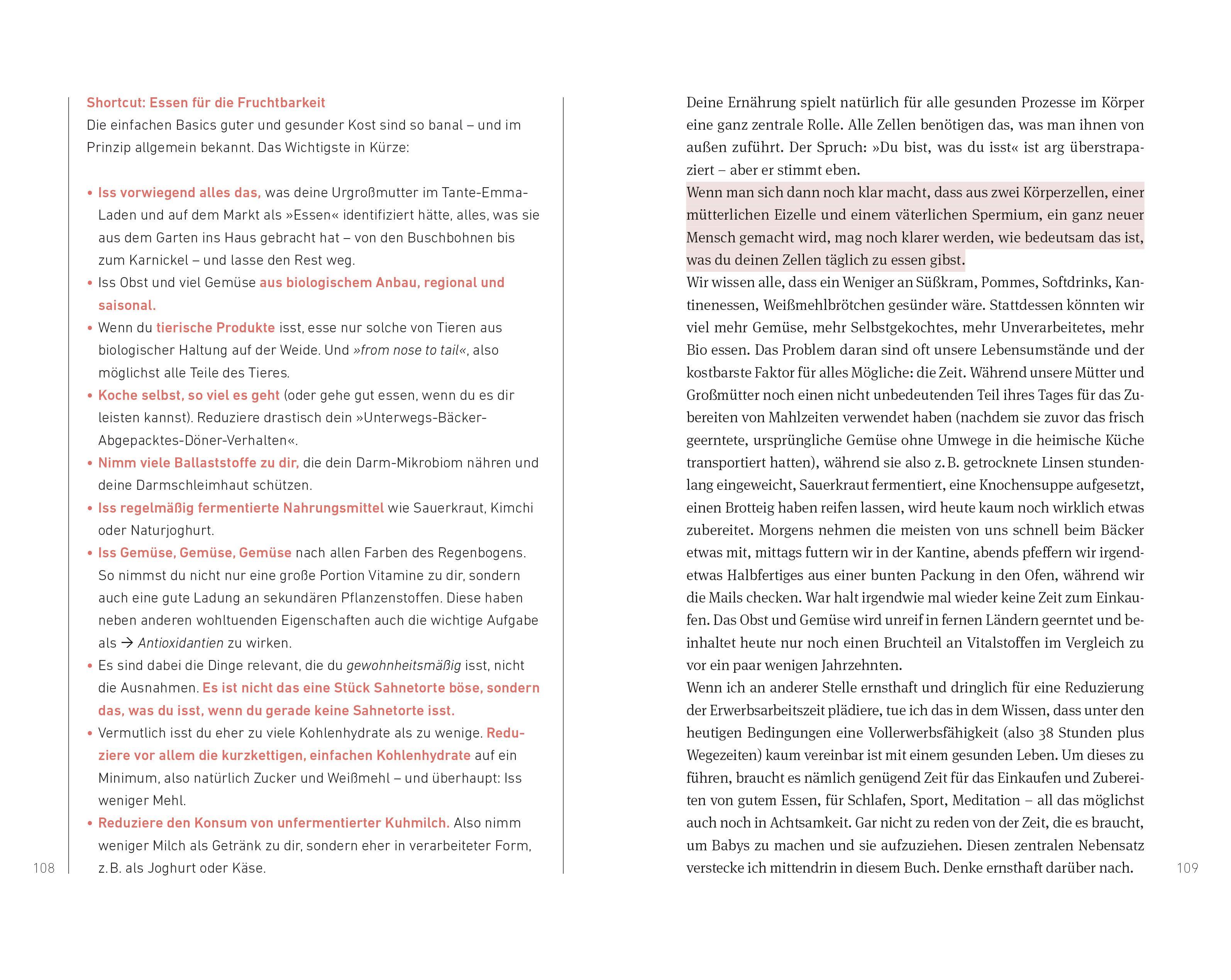 Beispielinhalt (Bild) Schwanger werden