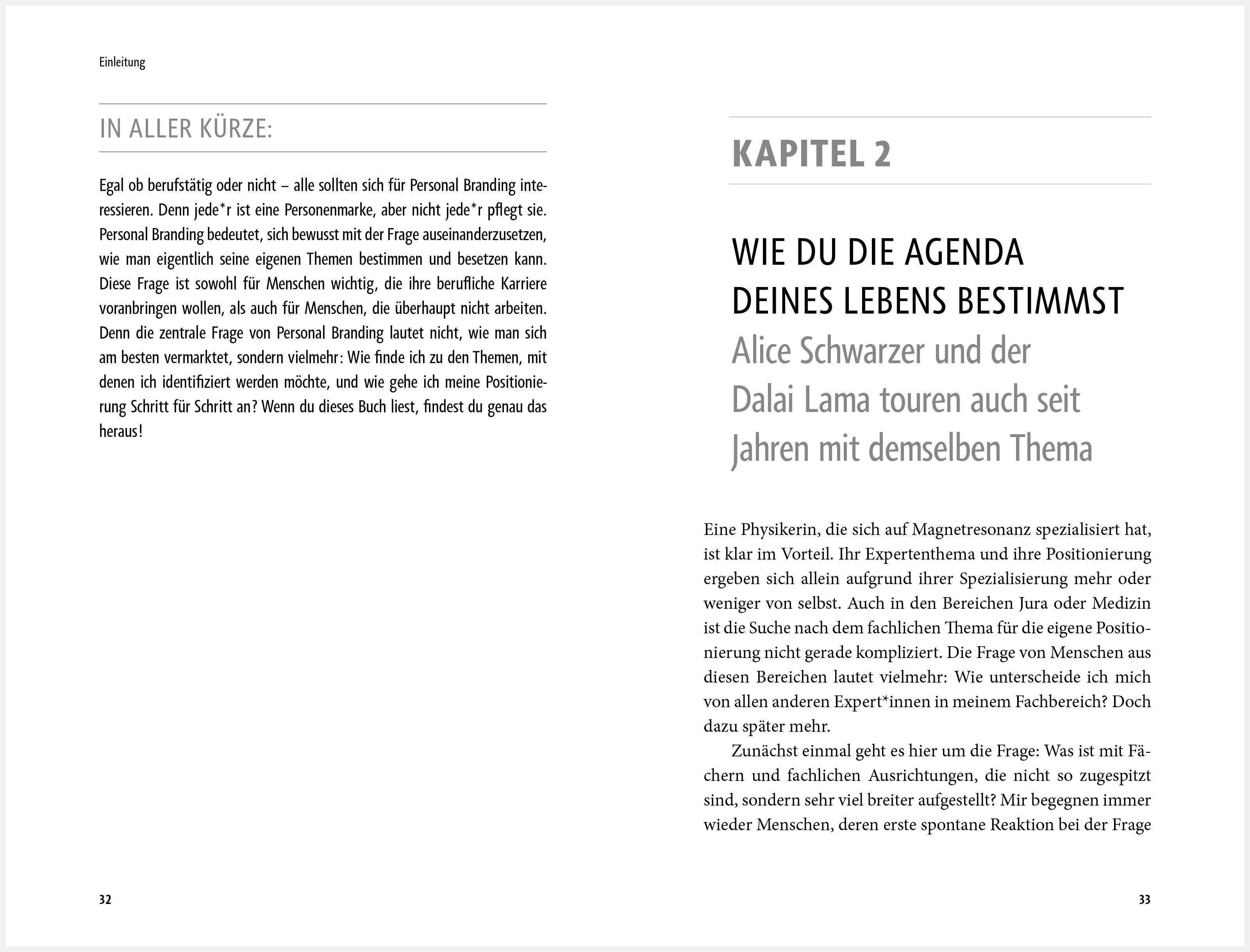 Beispielinhalt (Bild) Nur wer sichtbar ist, findet auch statt