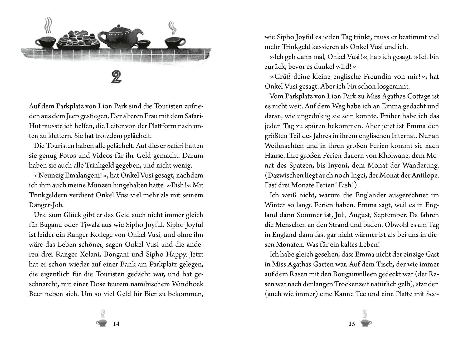 Beispielinhalt (Bild) Thabo. Detektiv & Gentleman 3. Der Rinder-Dieb