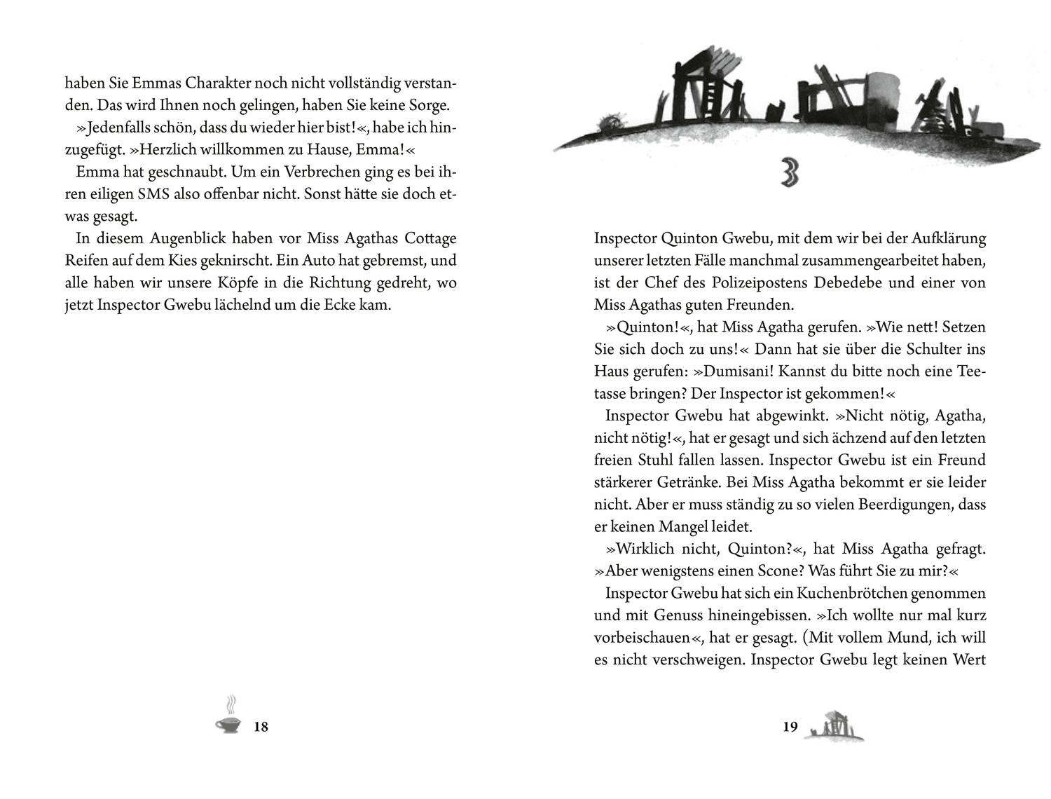 Beispielinhalt (Bild) Thabo. Detektiv & Gentleman 3. Der Rinder-Dieb