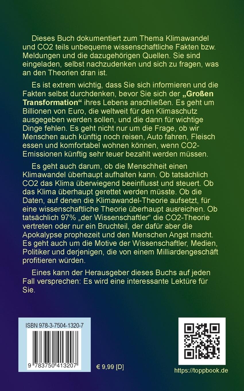 Rückseitencover Treibhauseffekt und Klimawandel