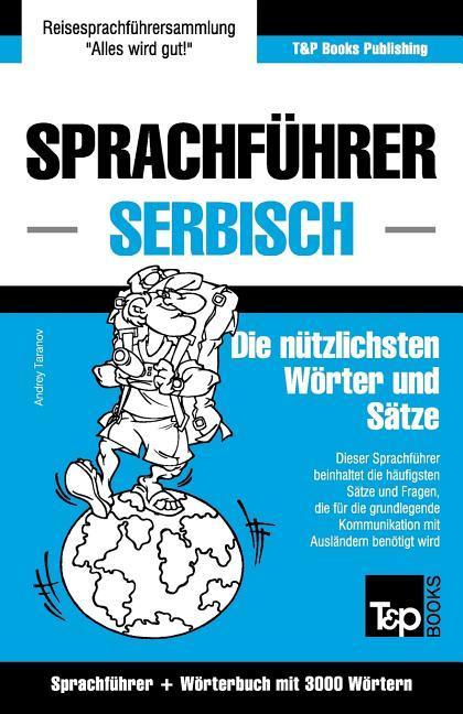 Vorderes Coverbild Sprachführer Deutsch-Serbisch und thematischer Wortschatz mit 3000 Wörtern
