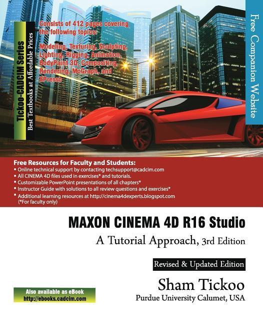 Vorderes Coverbild MAXON CINEMA 4D R16 Studio: A Tutorial Approach