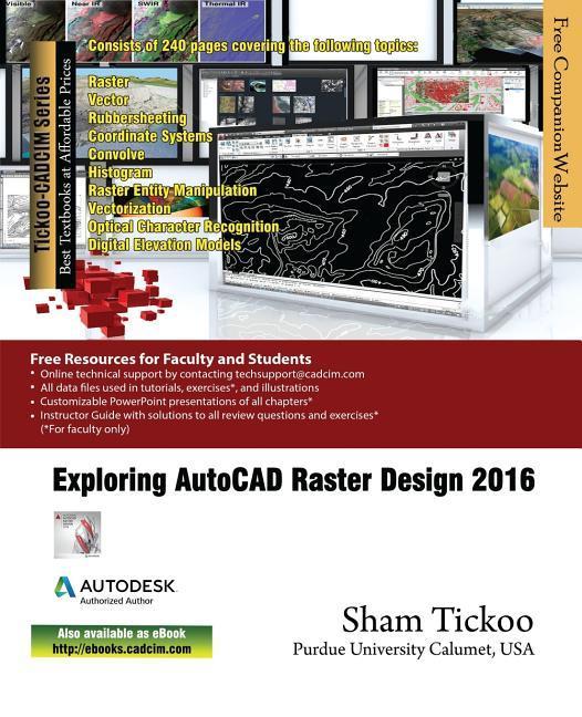 Vorderes Coverbild Exploring AutoCAD Raster Design 2016