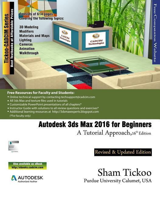 Vorderes Coverbild Autodesk 3ds Max 2016 for Beginners