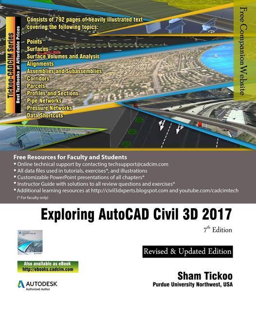 Vorderes Coverbild Exploring AutoCAD Civil 3D 2017