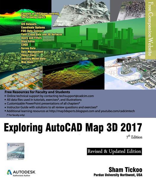 Vorderes Coverbild Exploring AutoCAD Map 3D 2017