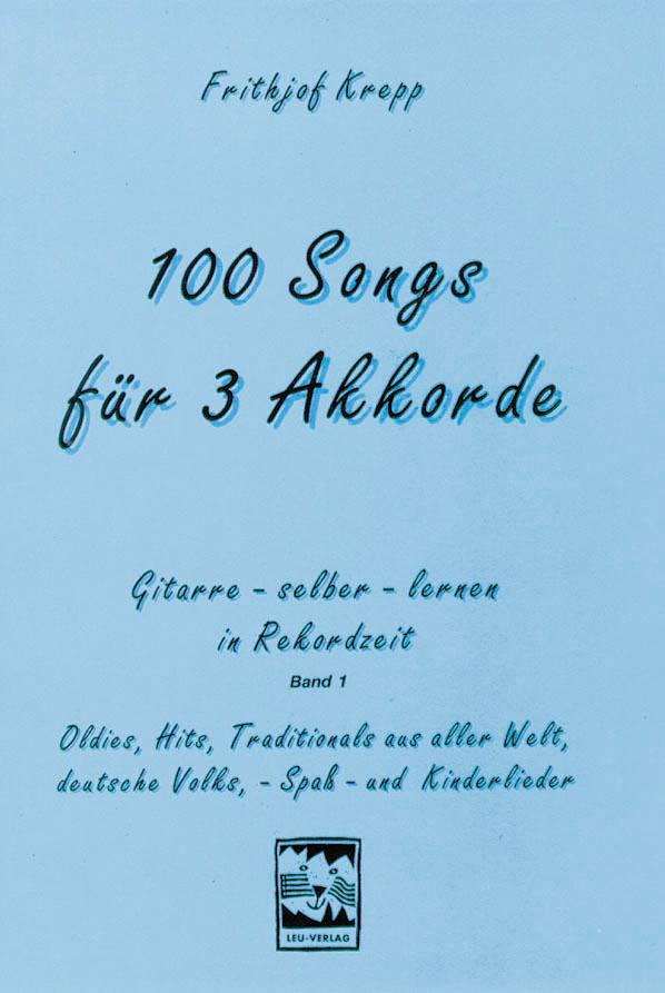 Vorderes Coverbild 100 Songs für 3 Akkorde