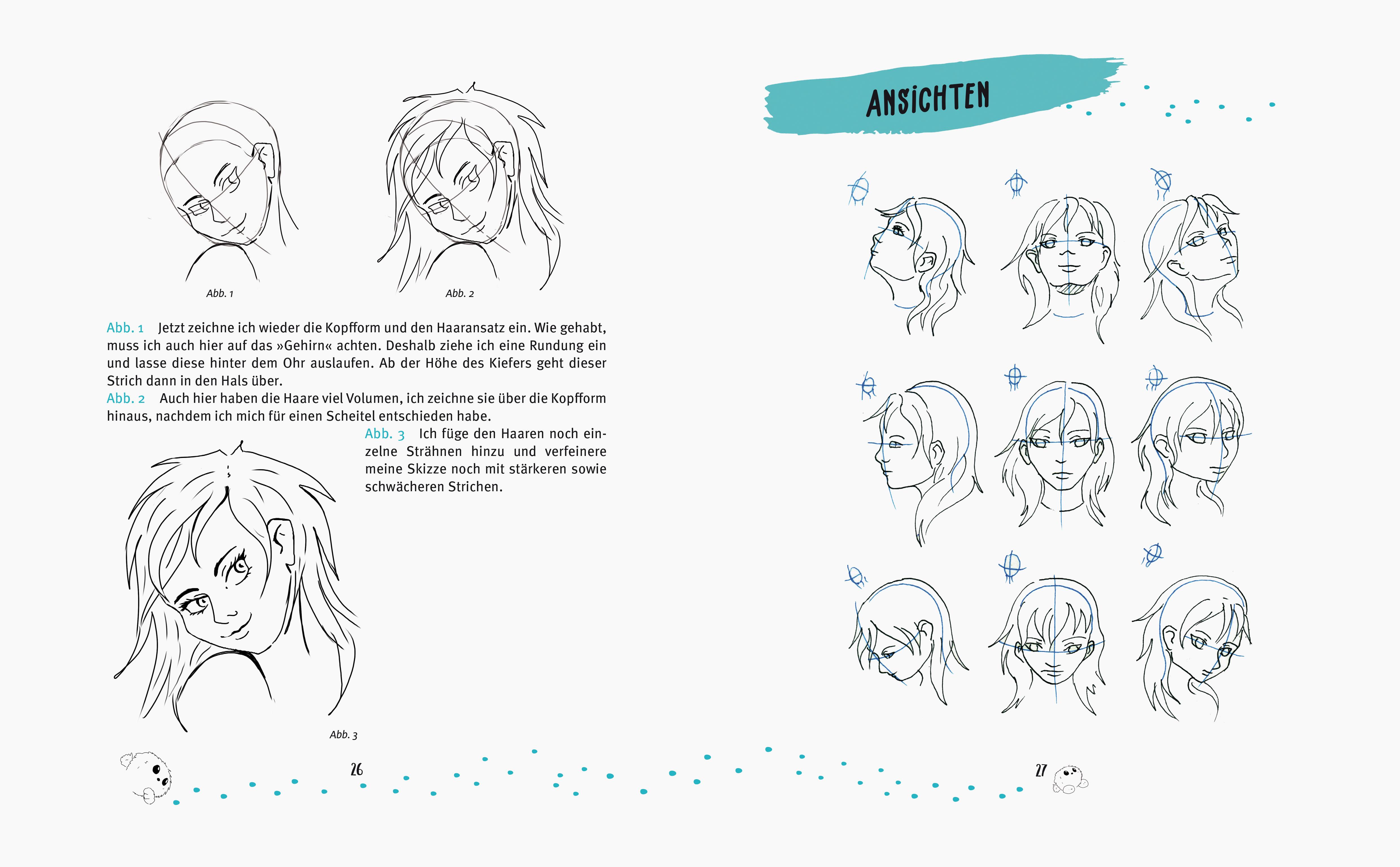 Beispielinhalt (Bild) Manga - Der Zeichenkurs