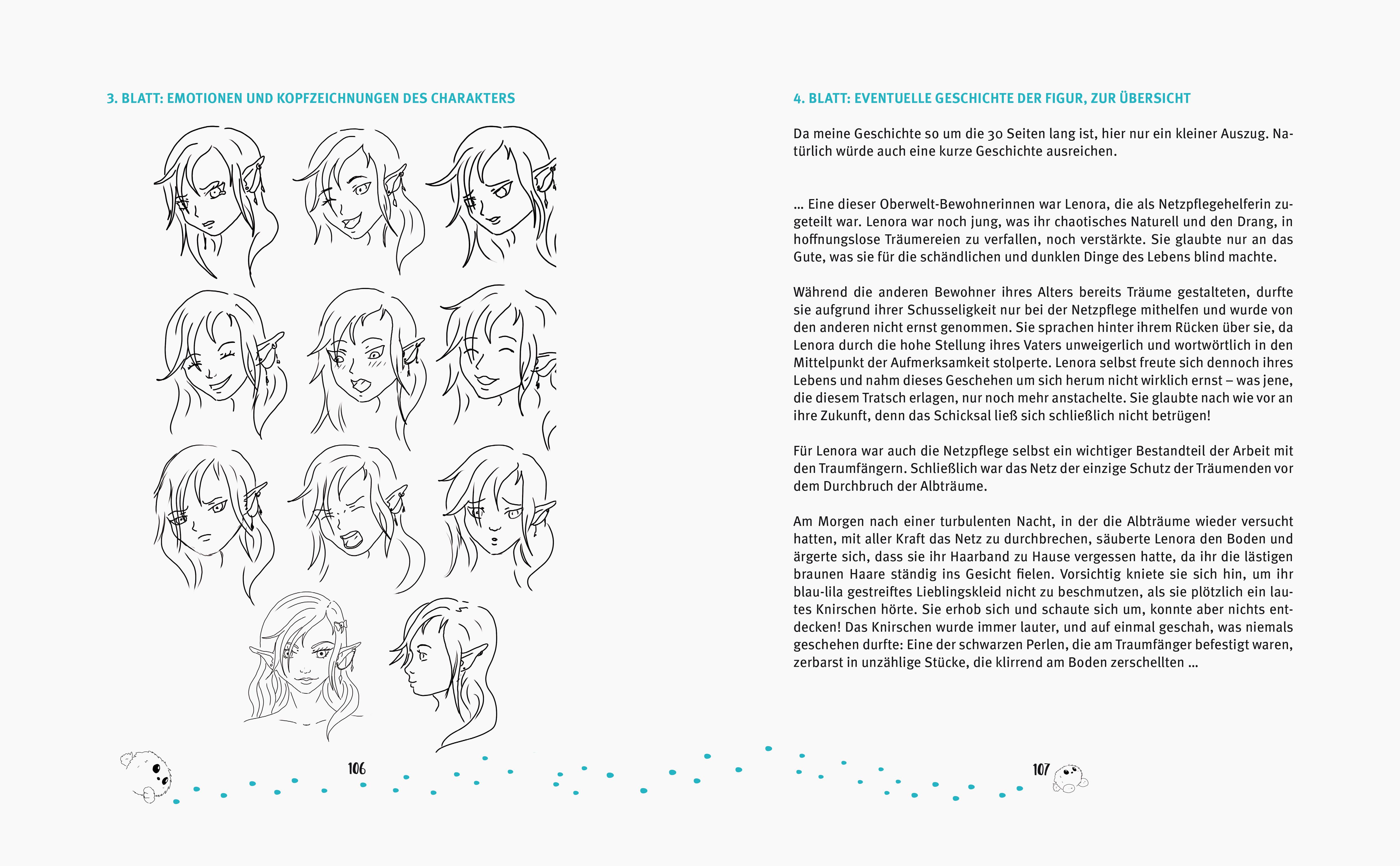 Beispielinhalt (Bild) Manga - Der Zeichenkurs