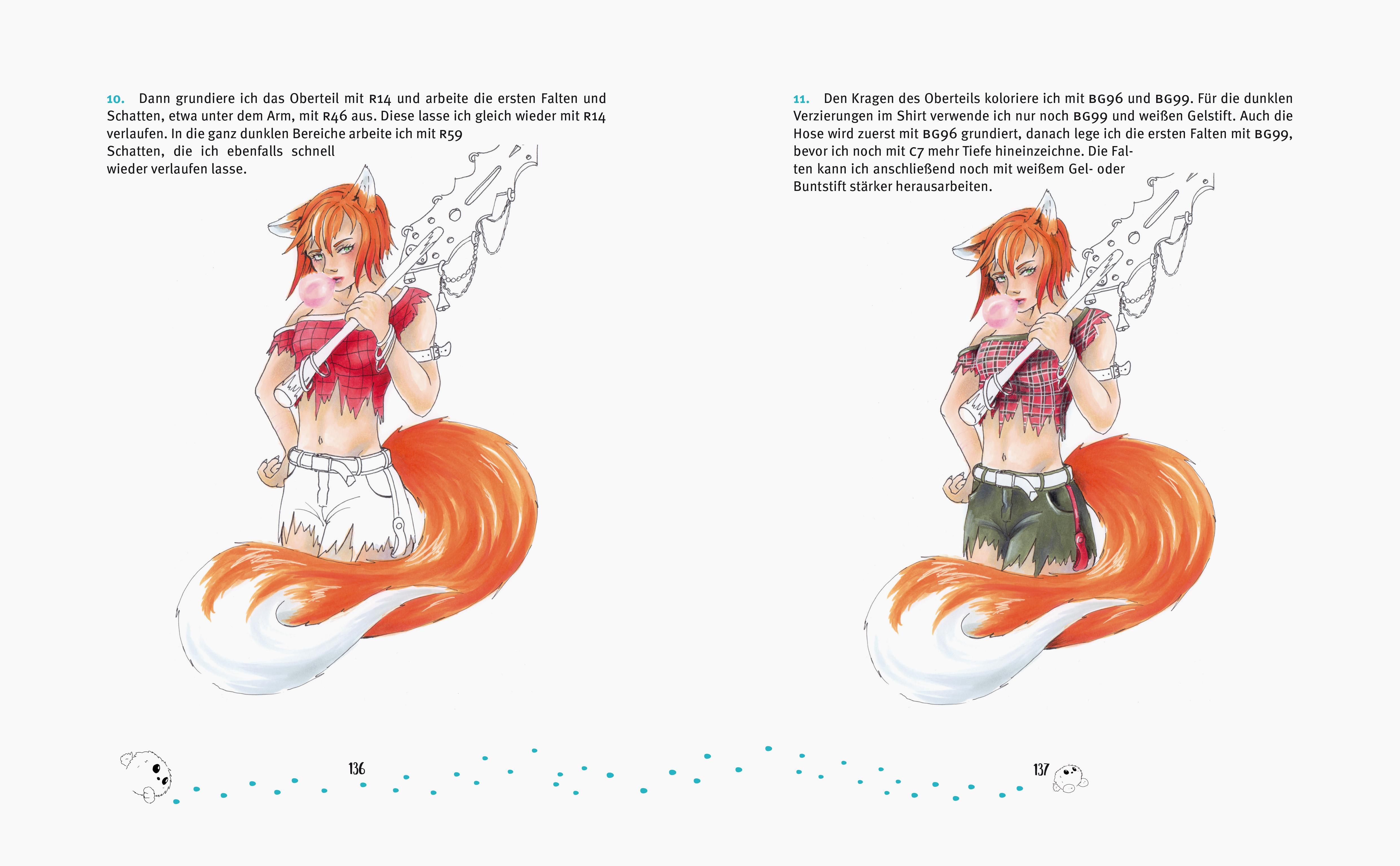 Beispielinhalt (Bild) Manga - Der Zeichenkurs