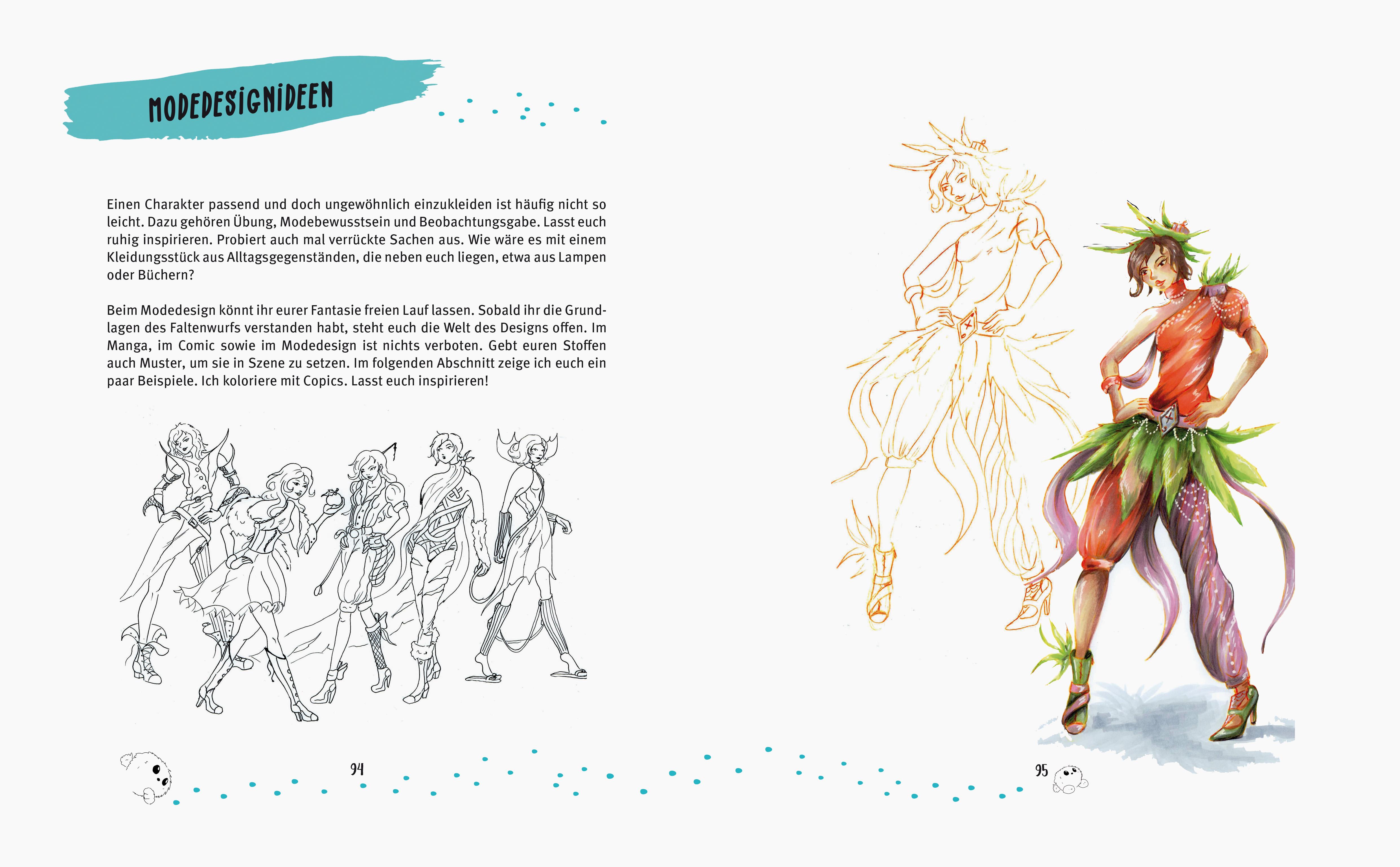 Beispielinhalt (Bild) Manga - Der Zeichenkurs