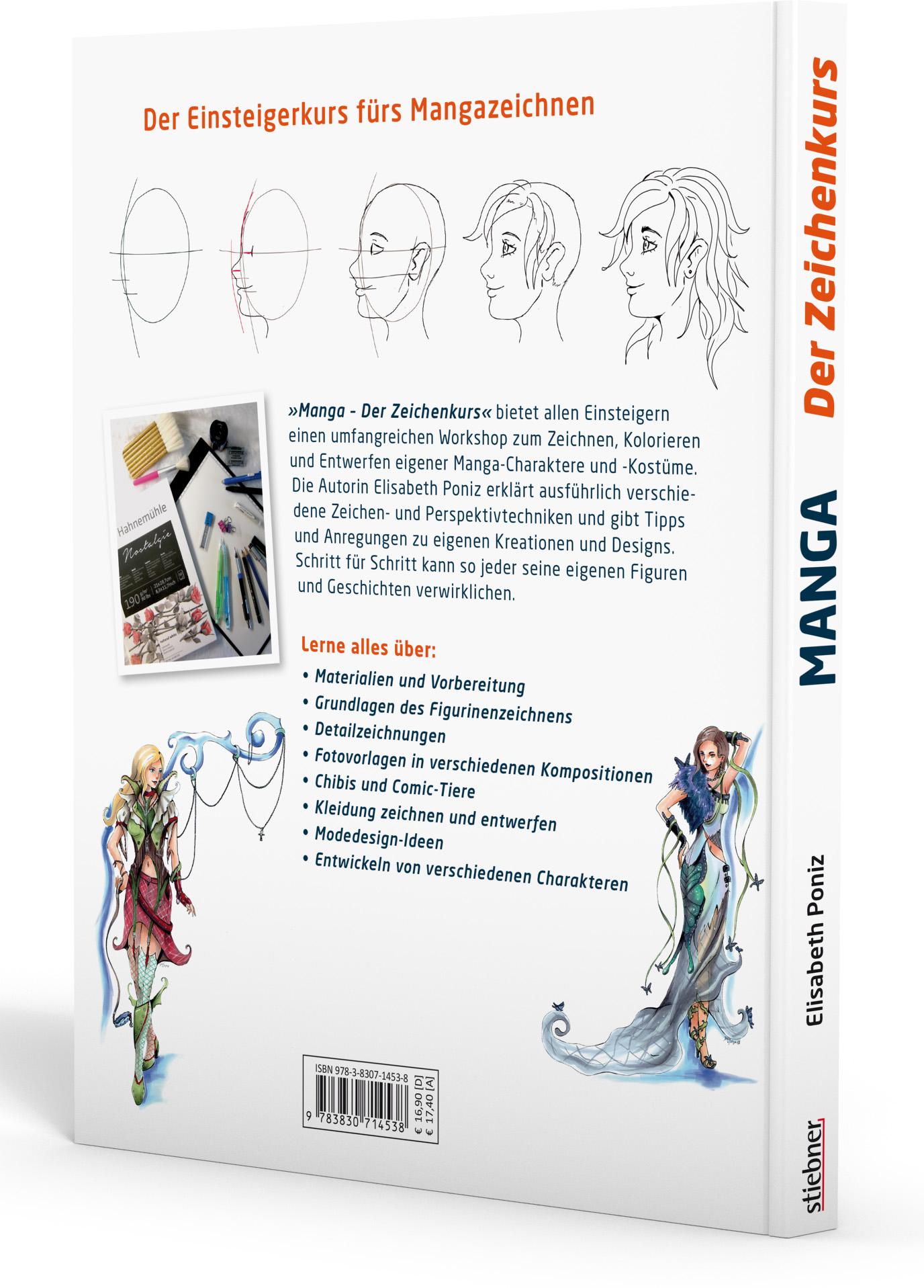 Rückseitencover Manga - Der Zeichenkurs