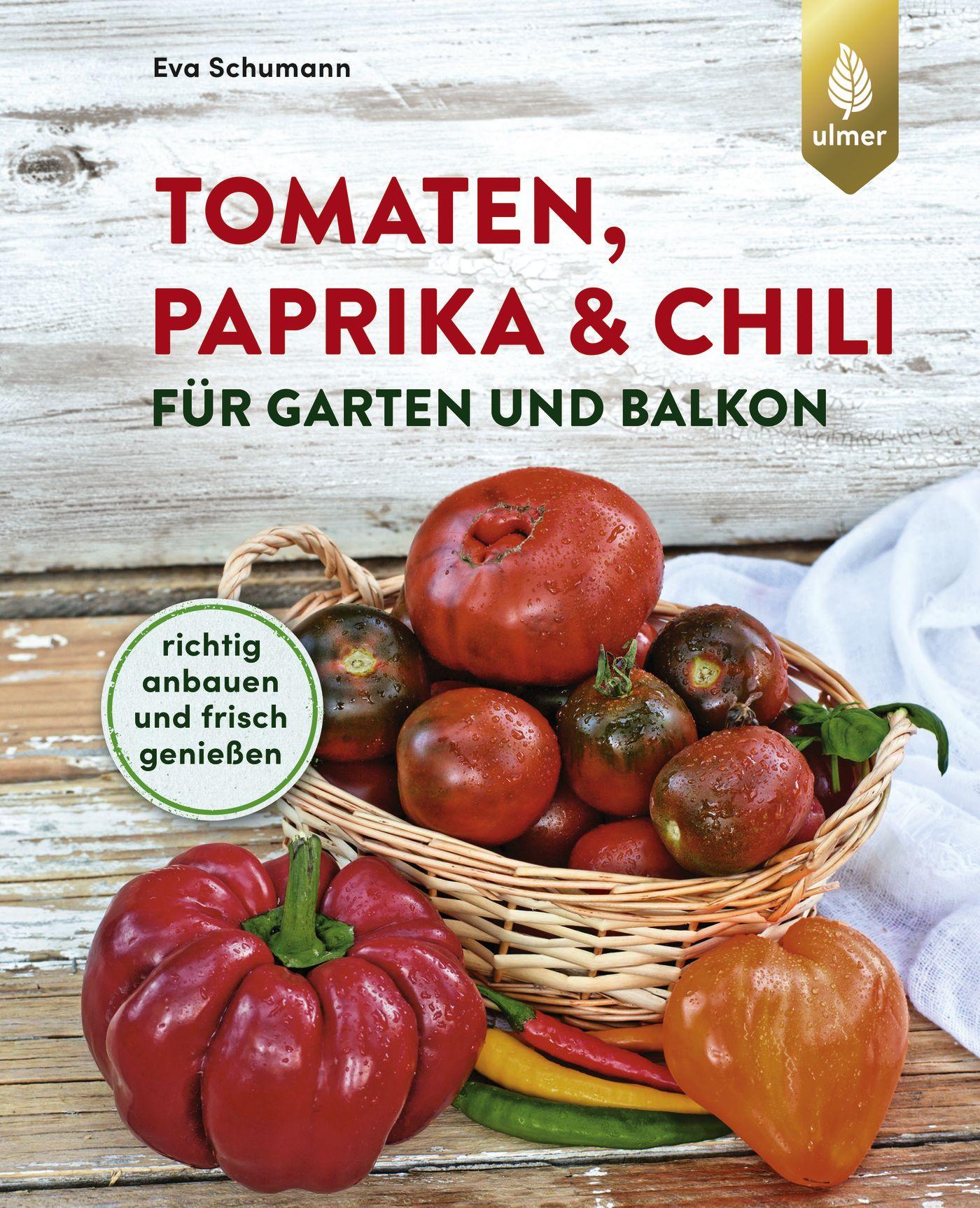Vorderes Coverbild Tomaten, Paprika & Chili für Garten und Balkon