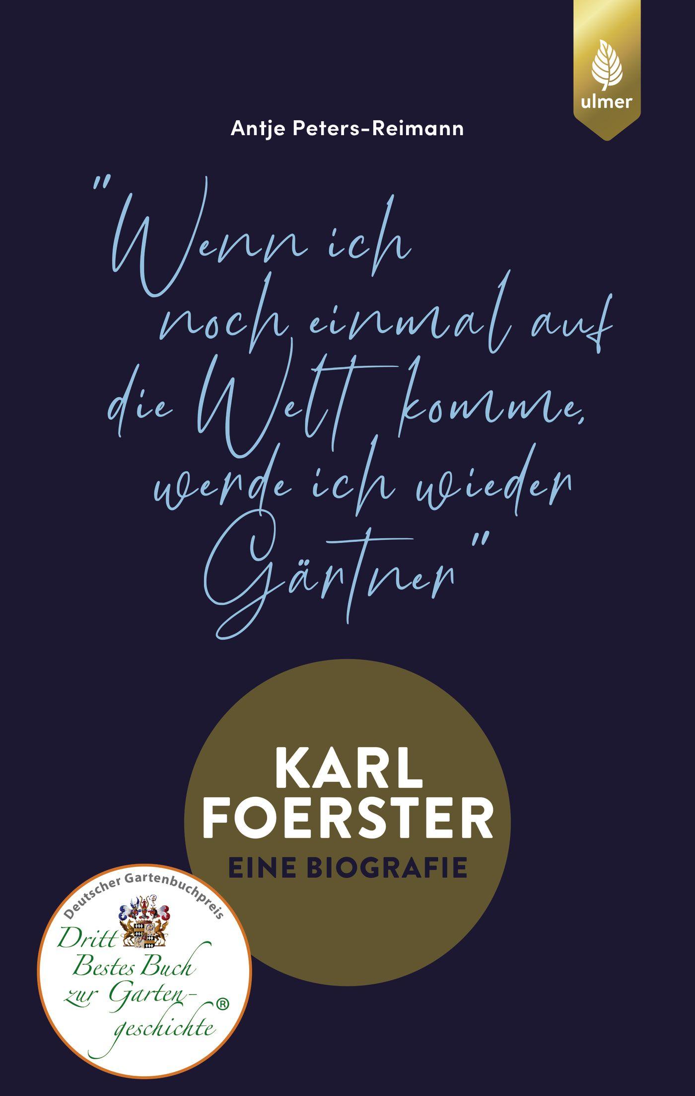 Vorderes Coverbild Karl Foerster - Die Biografie