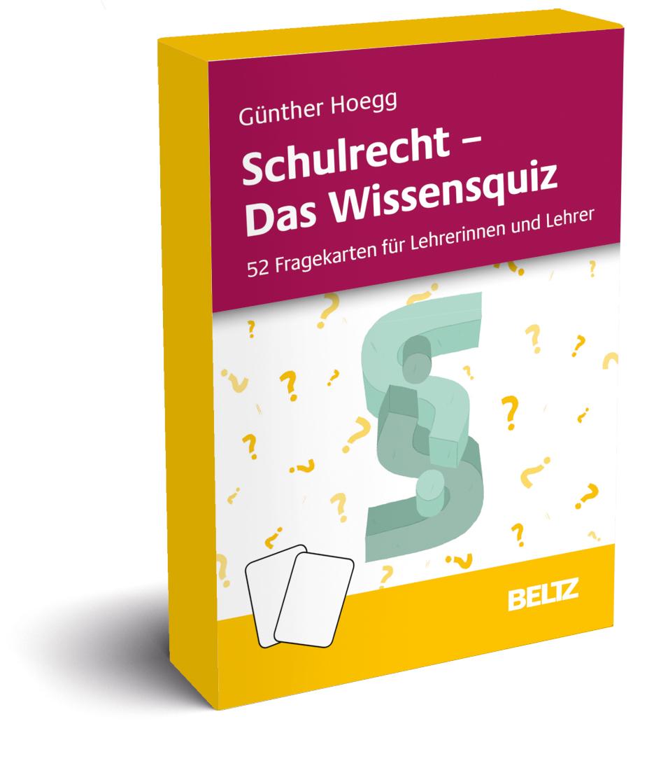 Vorderes Coverbild Schulrecht - Das Wissensquiz