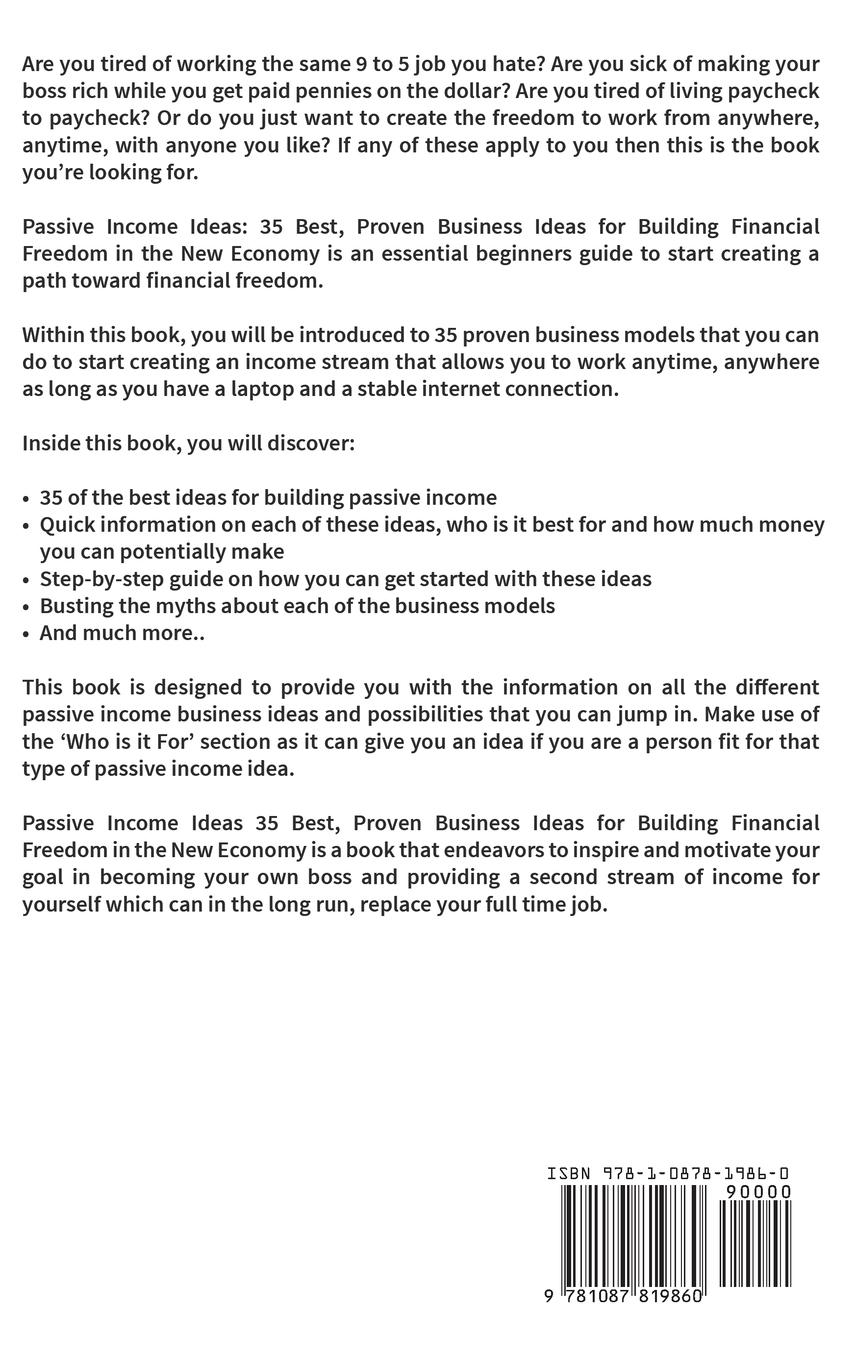 Rückseitencover Passive Income