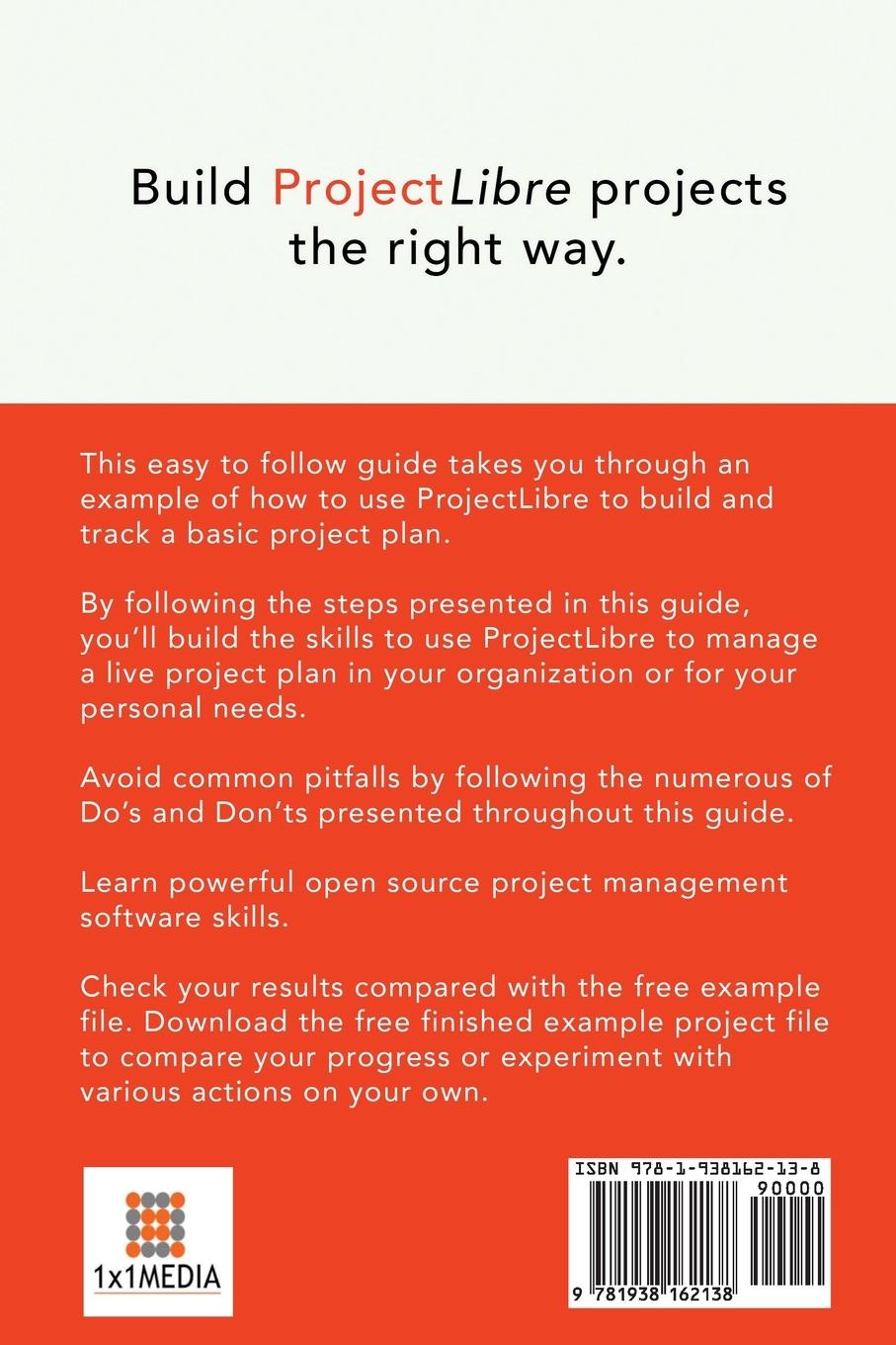 Rückseitencover ProjectLibre Practice Project