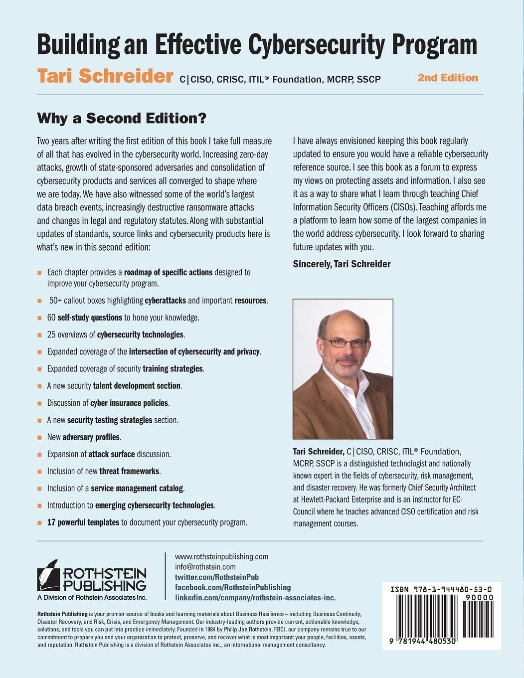 Rückseitencover Building an Effective Cybersecurity Program