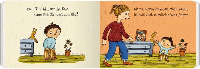 Beispielinhalt (Bild) Wie und wo geht der Floh aufs Klo?