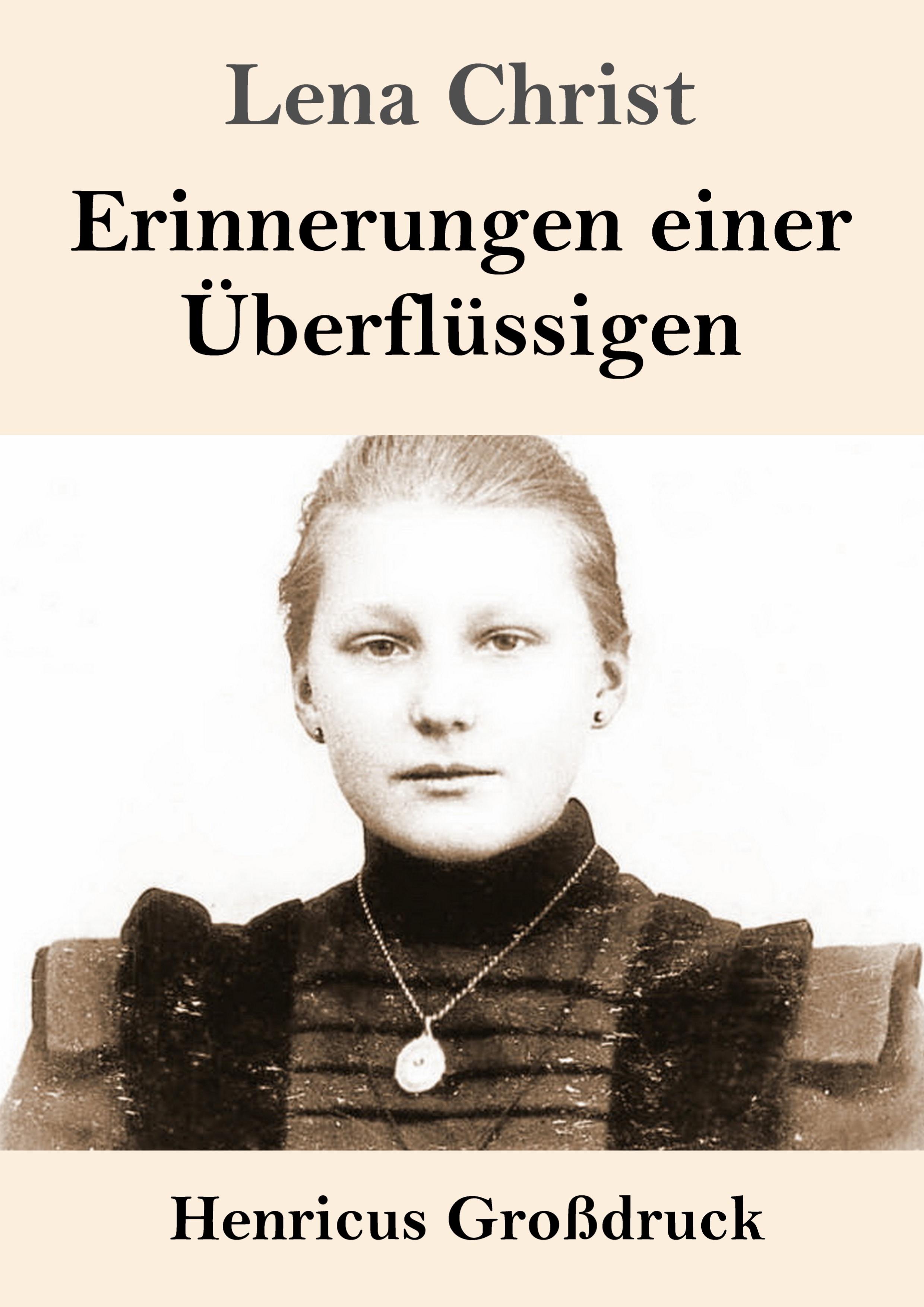 Vorderes Coverbild Erinnerungen einer Überflüssigen (Großdruck)