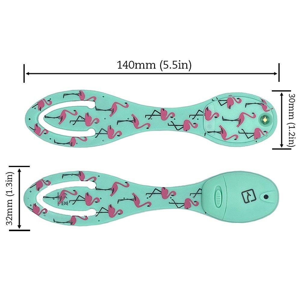 Beispielinhalt (Bild) Flexilight Leselicht (Flamingo) | 2 in 1 Leselampe & Lesezeichen | Geschenk für Leser, Buchliebhaber | Deutsche Ausgabe