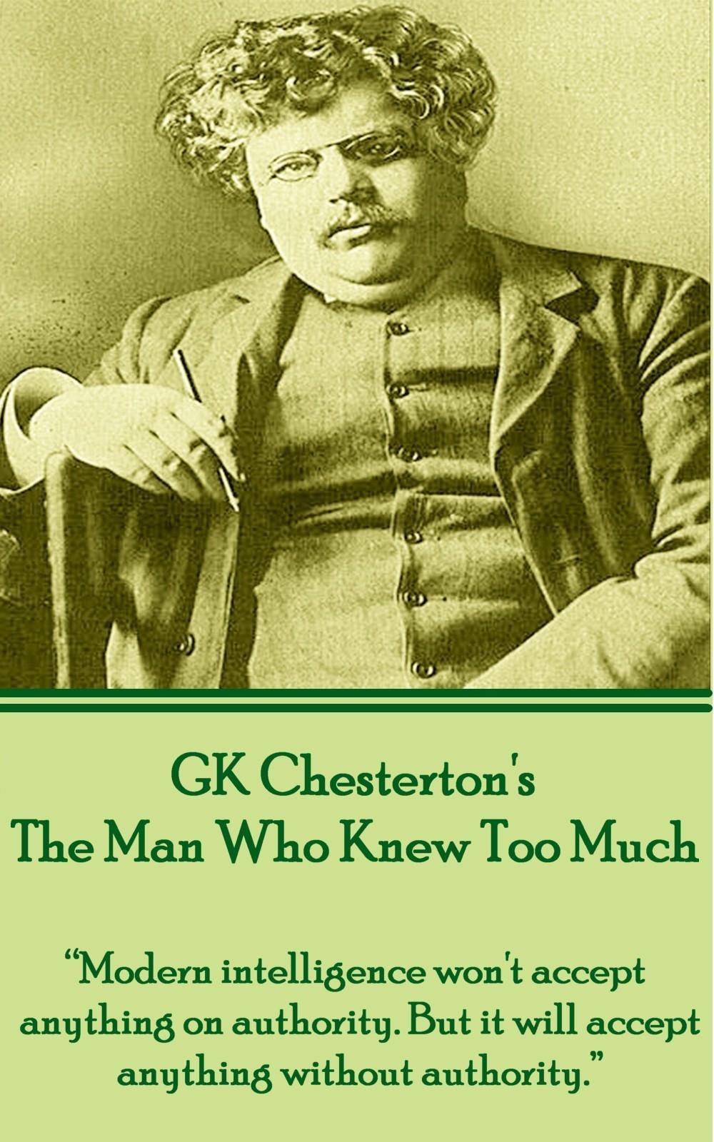Vorderes Coverbild GK Chesterton's The Man Who Knew Too Much