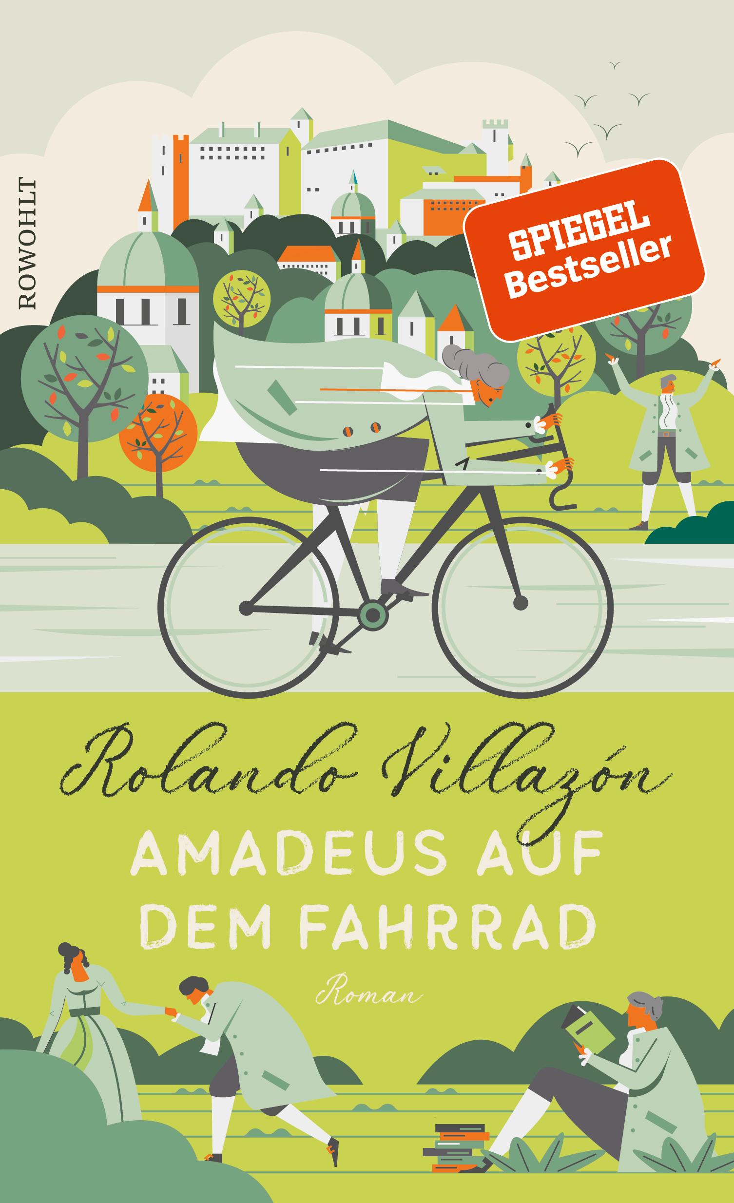 Vorderes Coverbild Amadeus auf dem Fahrrad