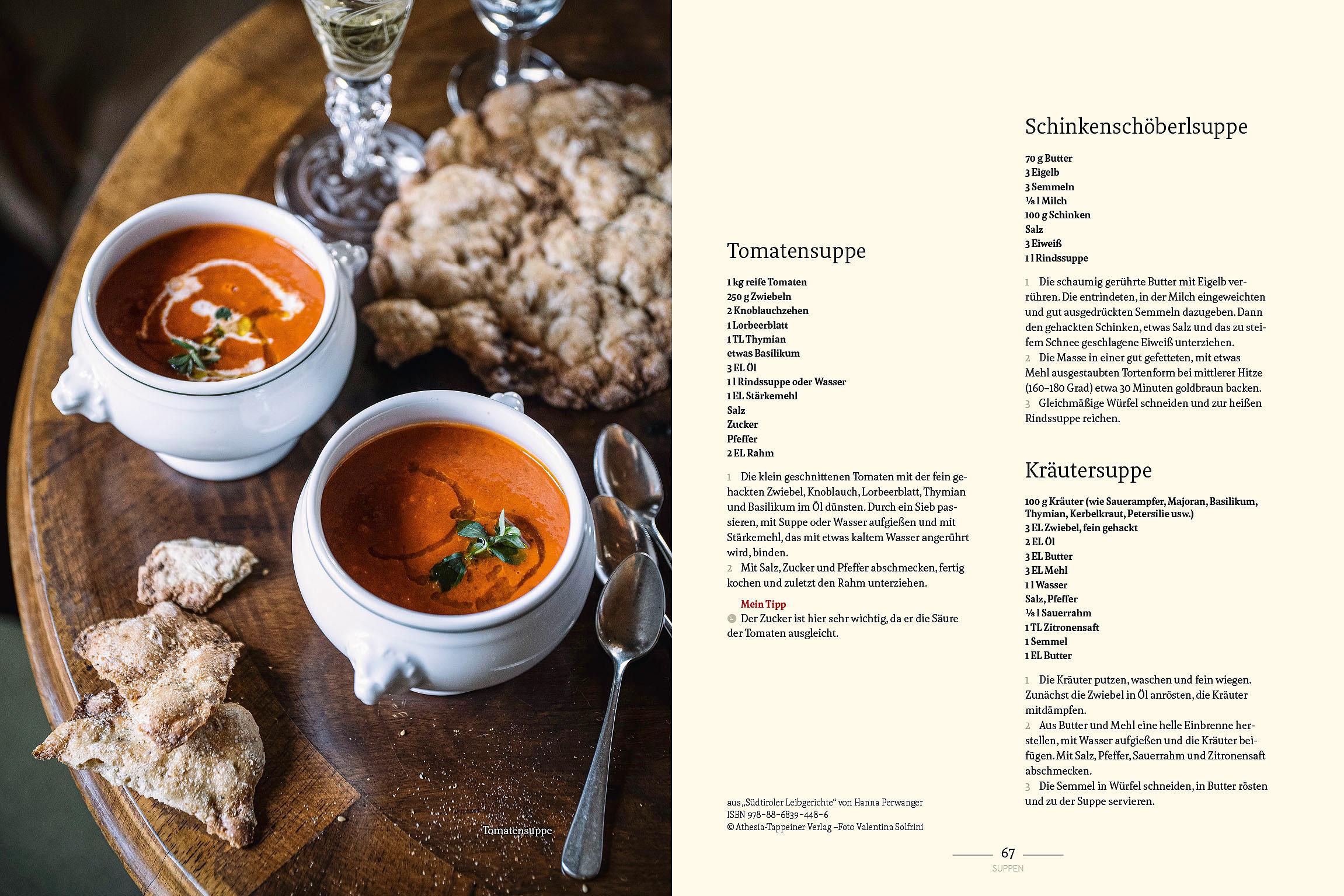 Beispielinhalt (Bild) Südtiroler Leibgerichte