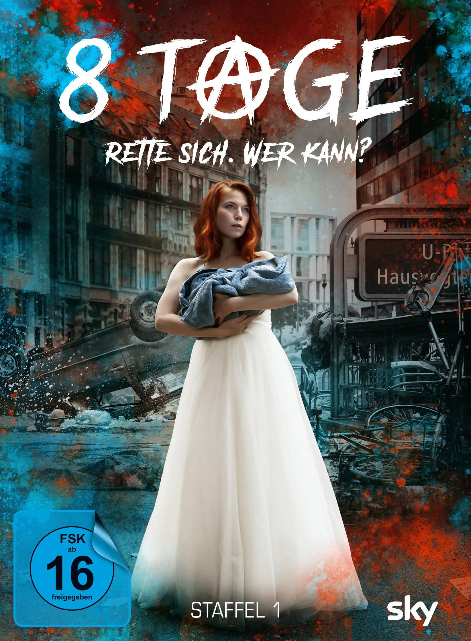 Vorderes Coverbild 8 Tage - Rette sich. Wer kann?