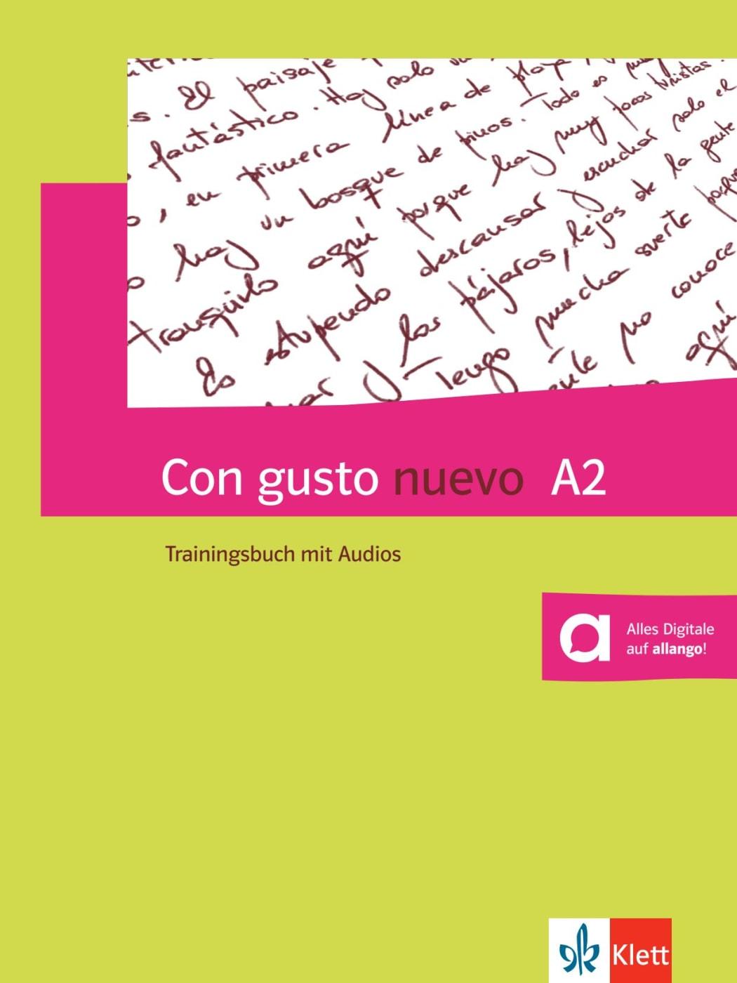 Vorderes Coverbild Con gusto nuevo A2. Trainingsbuch + MP3-CD