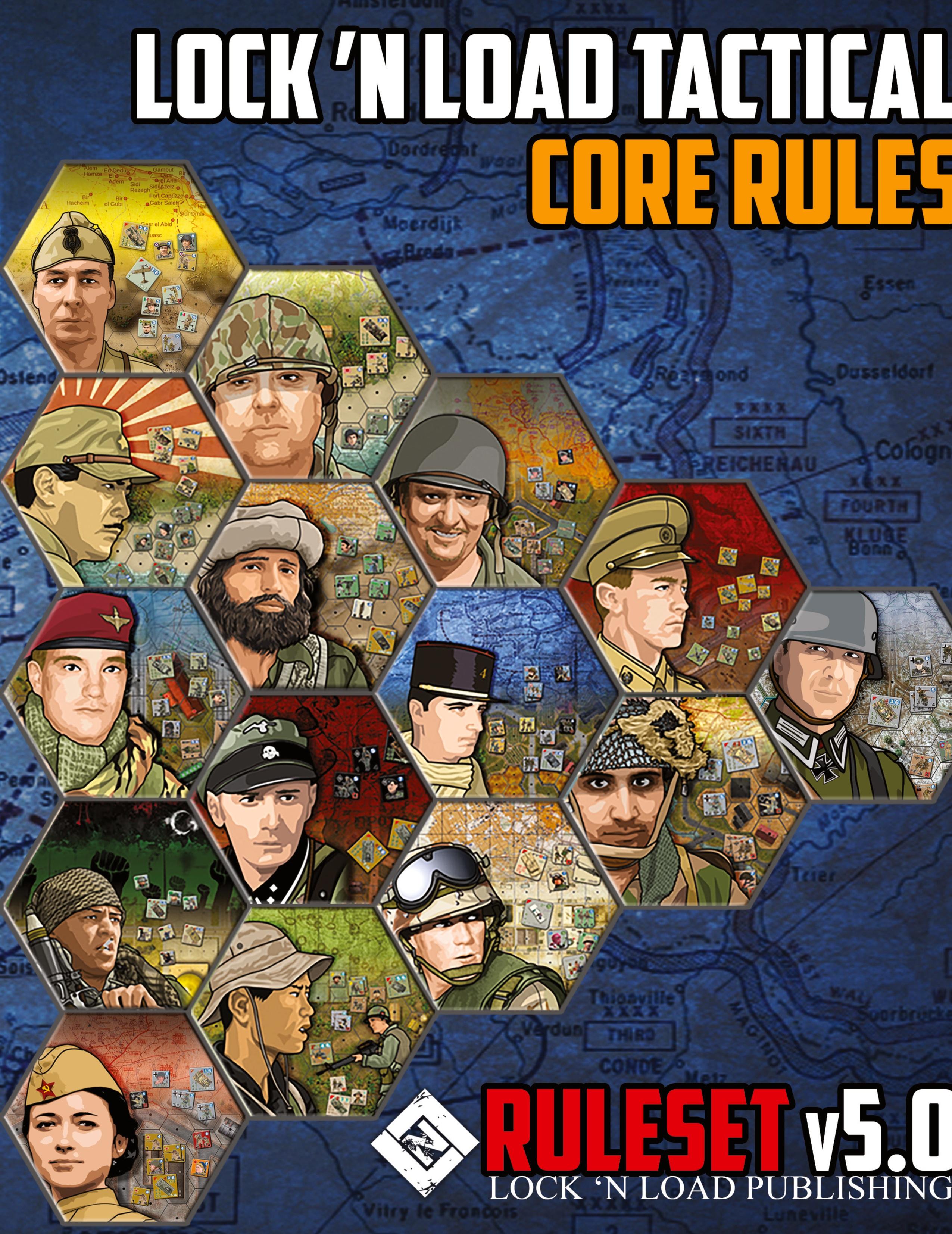 Vorderes Coverbild Lock 'n Load Tactical Core Rules v5.0