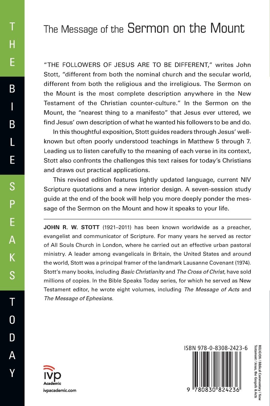 Rückseitencover The Message of the Sermon on the Mount