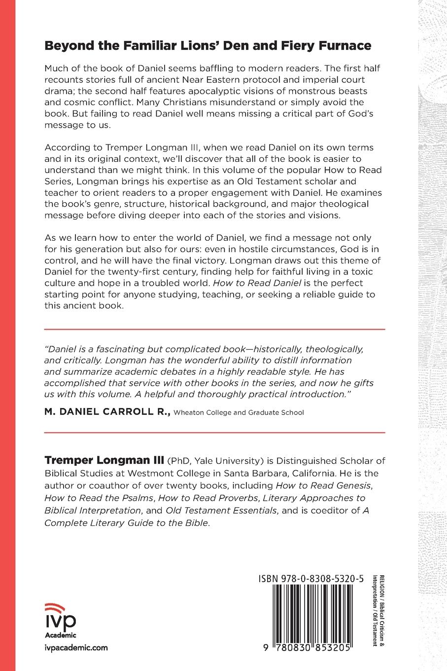 Rückseitencover How to Read Daniel