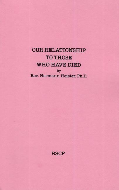 Vorderes Coverbild Our Relationship to Those Who Have Died