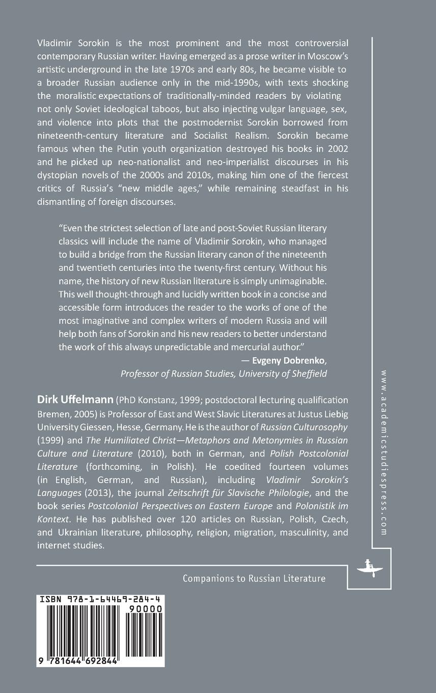 Rückseitencover Vladimir Sorokin's Discourses