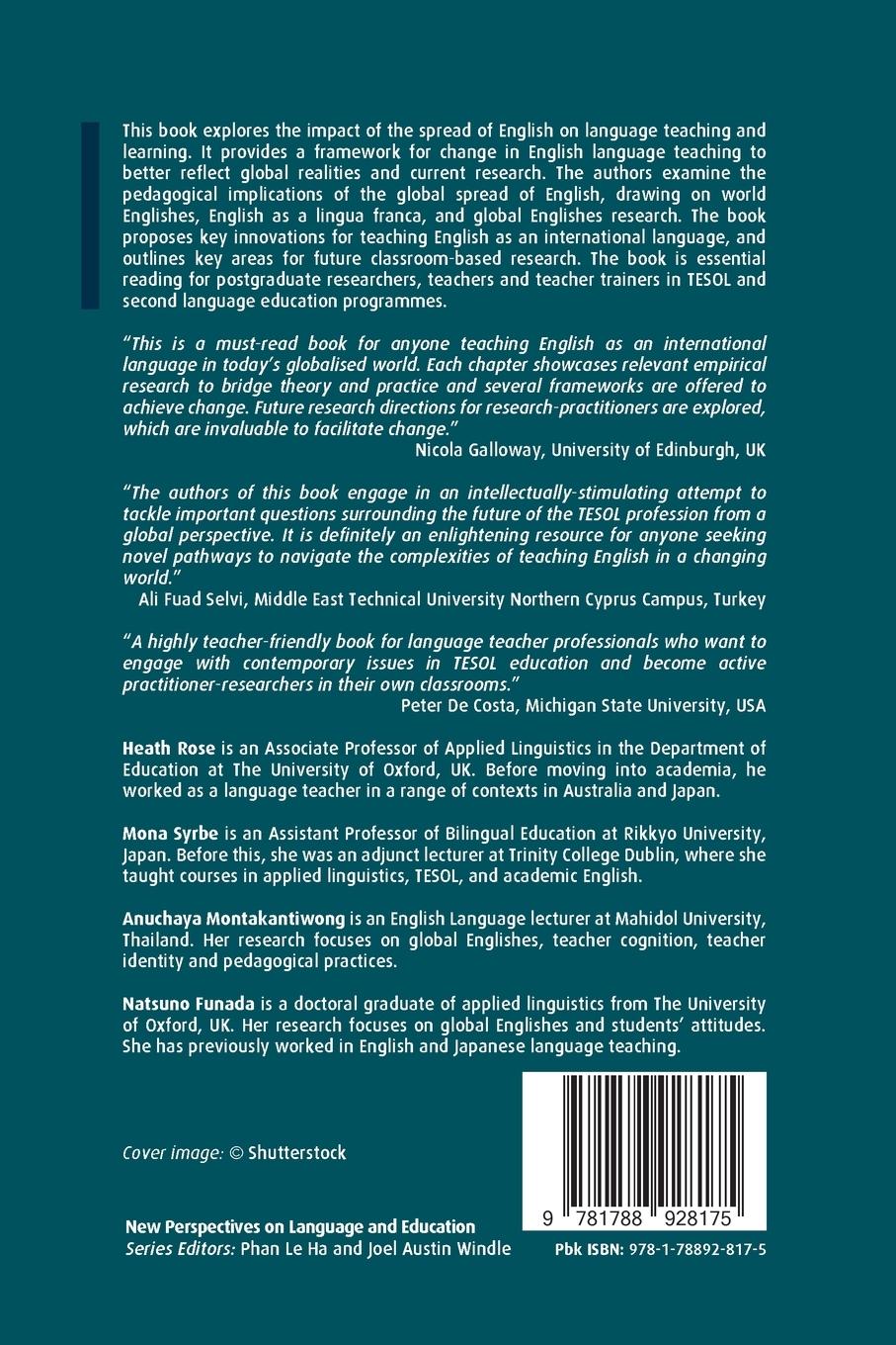 Rückseitencover Global TESOL for the 21st Century