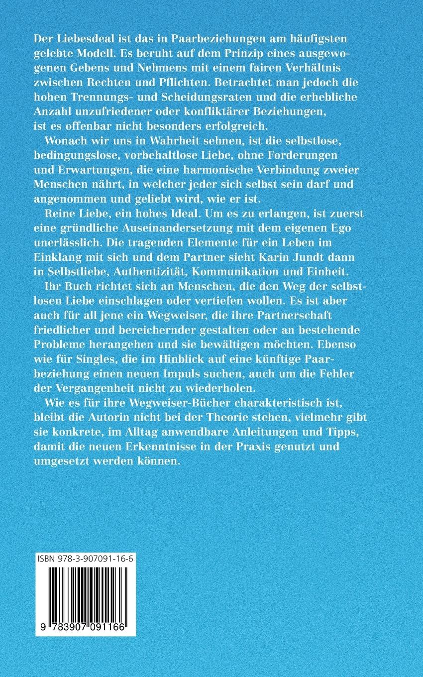 Rückseitencover Liebe ist kein Deal