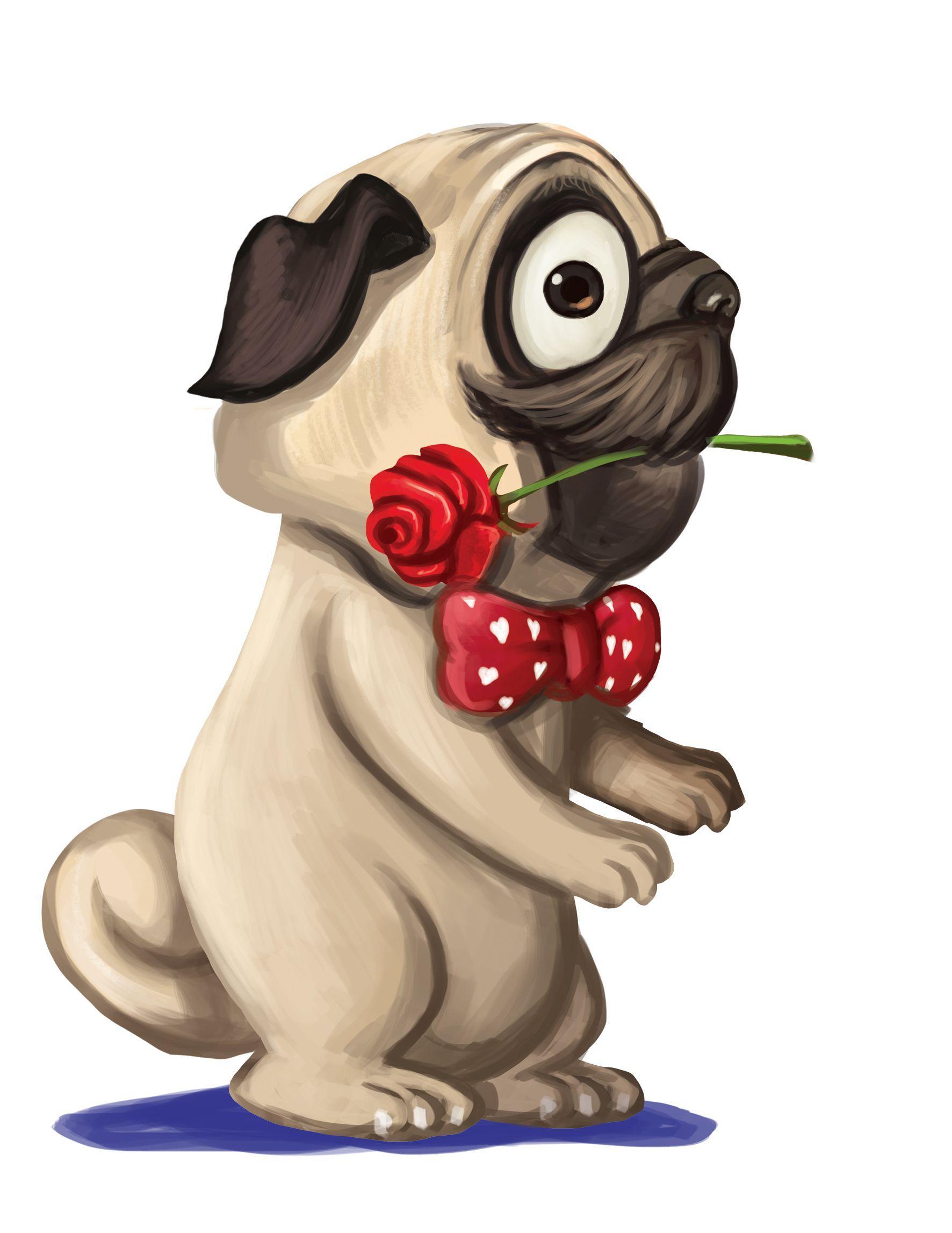 Beispielinhalt (Bild) Mopsen