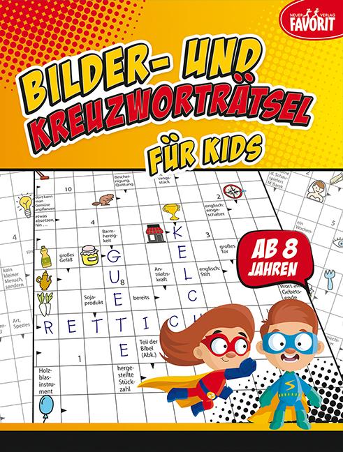 Vorderes Coverbild Bilder- und Kreuzworträtsel für Kids