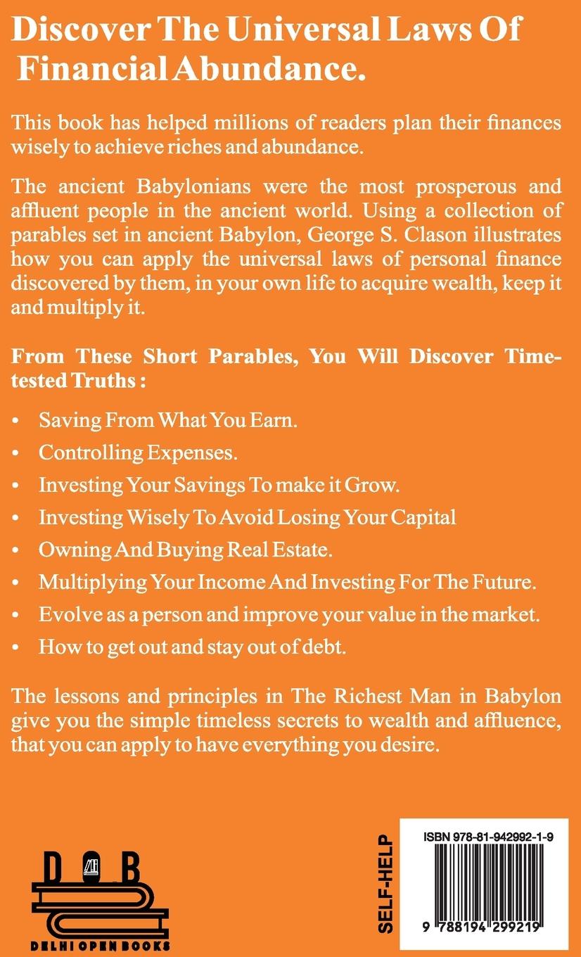 Rückseitencover The Richest Man In Babylon