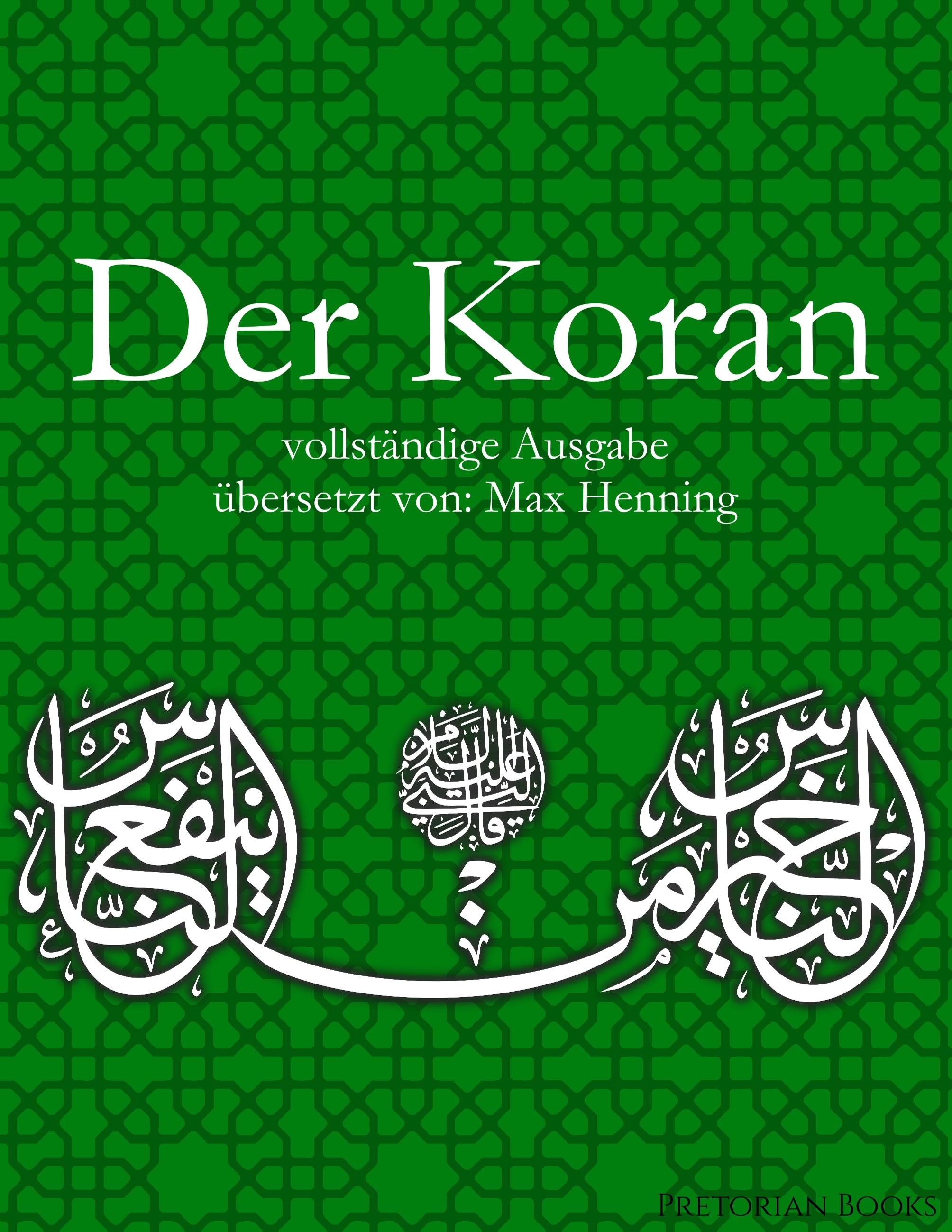 Vorderes Coverbild Der Koran: Vollständige Ausgabe