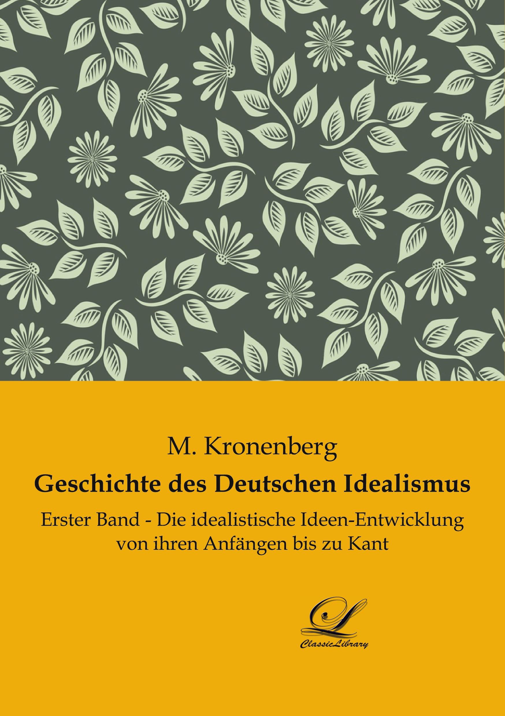 Vorderes Coverbild Geschichte des Deutschen Idealismus