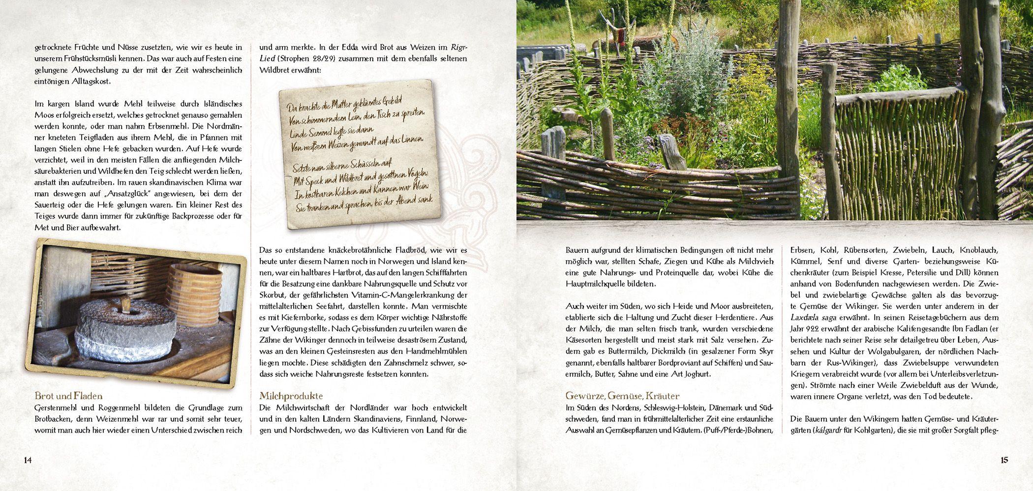 Beispielinhalt (Bild) Wikinger-Kochbuch