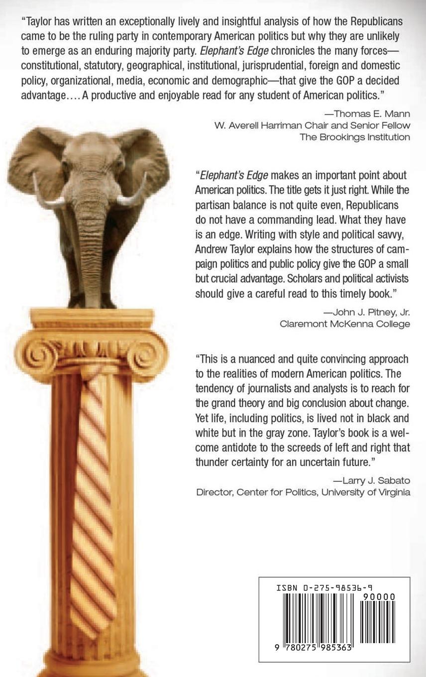 Rückseitencover Elephant's Edge