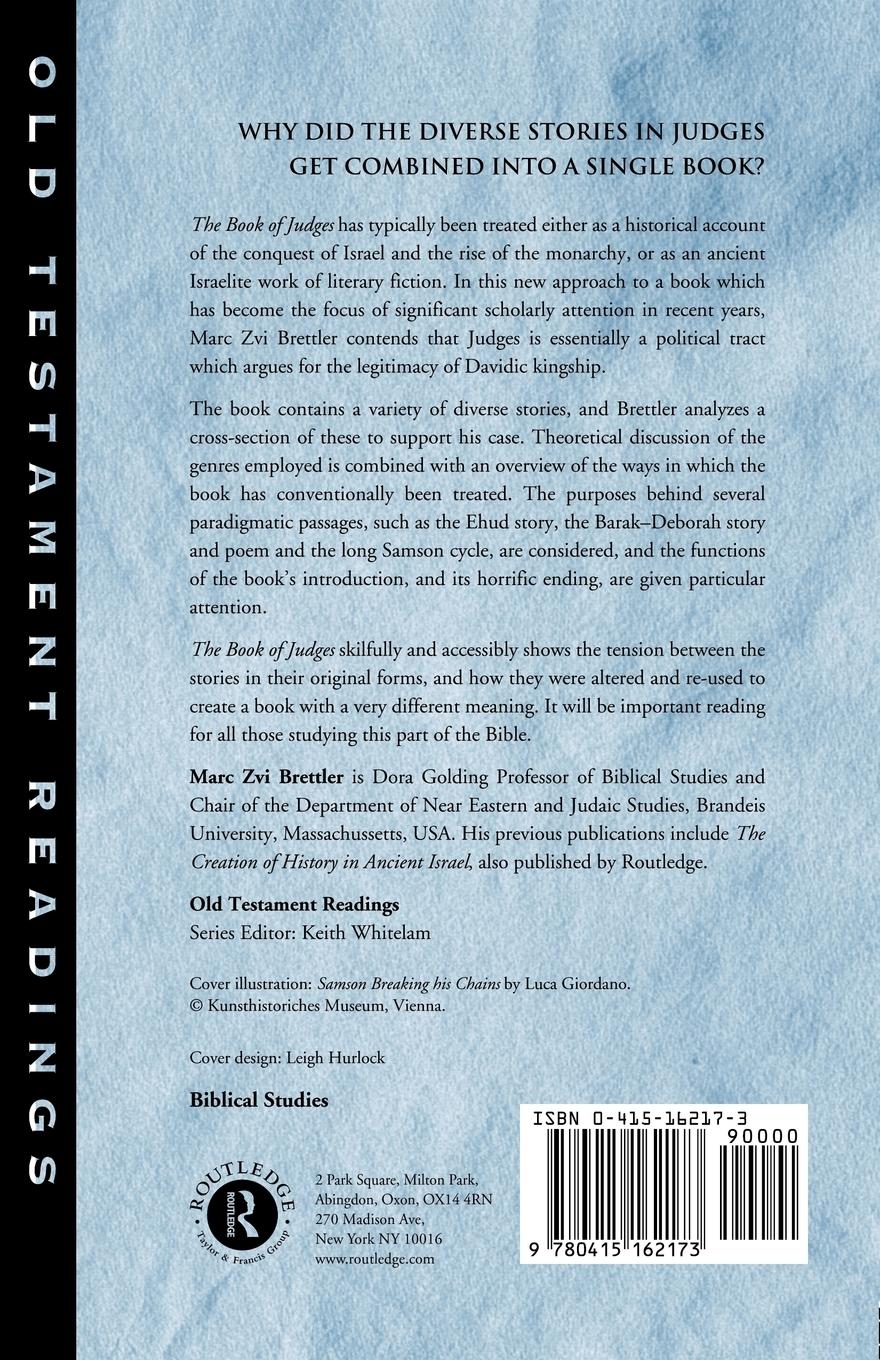 Rückseitencover The Book of Judges