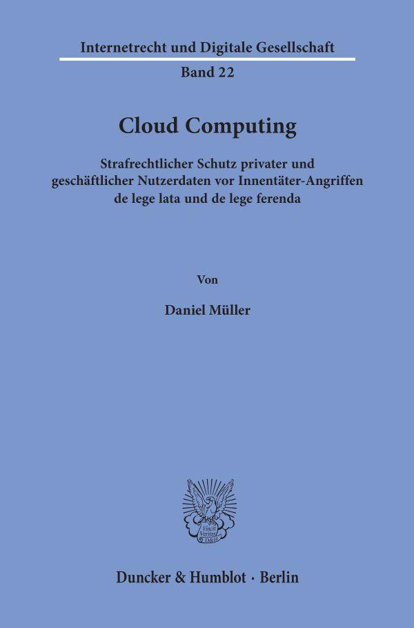 Vorderes Coverbild Cloud Computing.