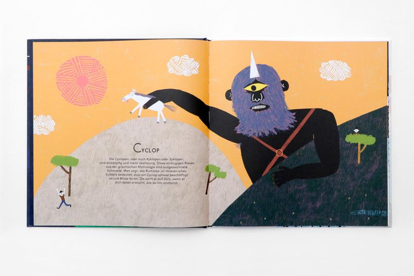 Beispielinhalt (Bild) Das Alphabet der Monster und anderer magischer Wesen