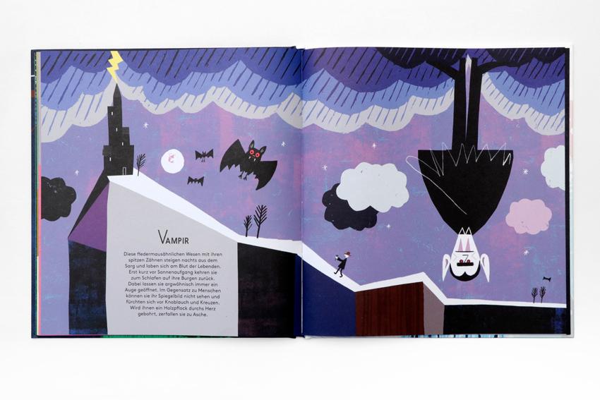 Beispielinhalt (Bild) Das Alphabet der Monster und anderer magischer Wesen