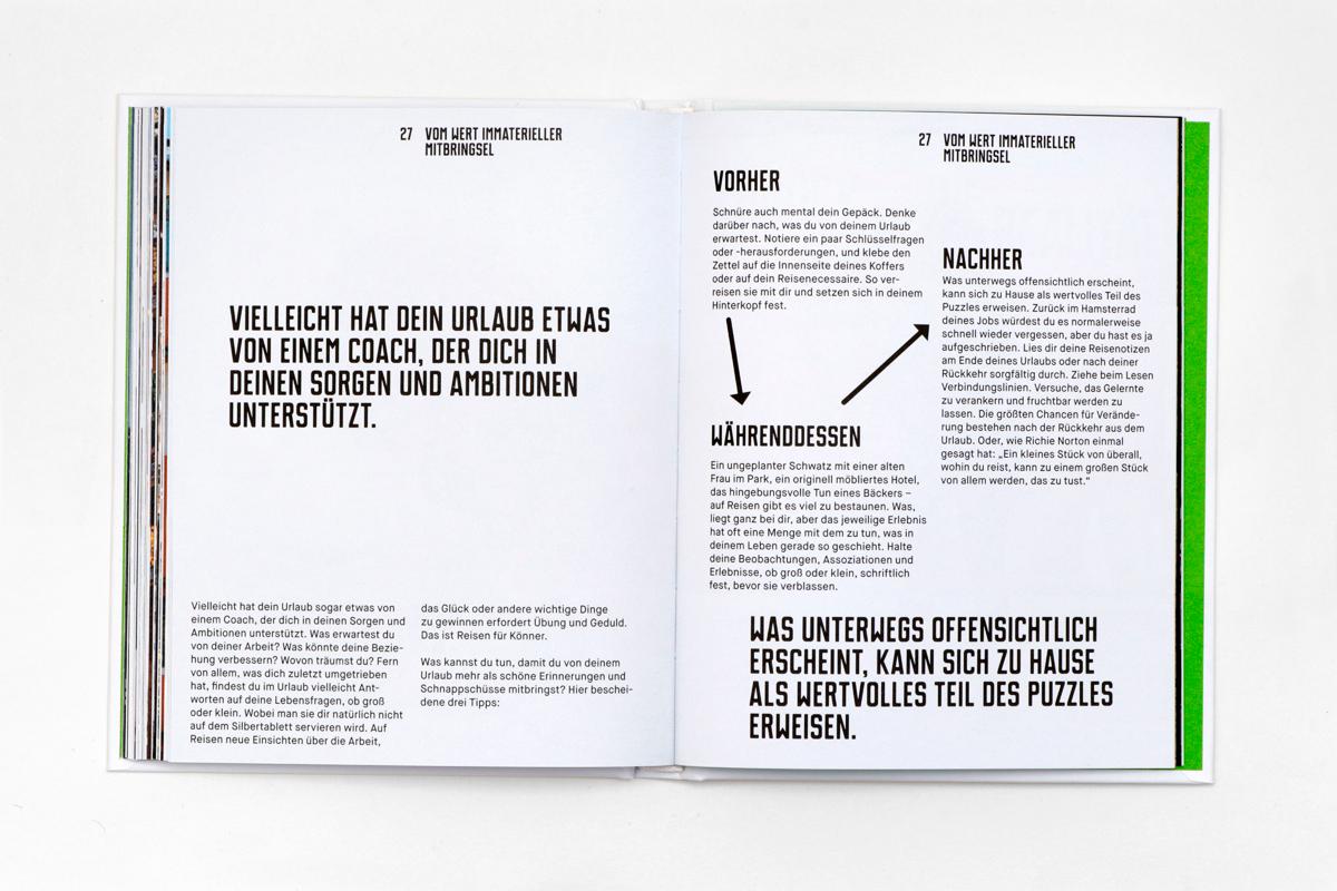 Beispielinhalt (Bild) Richtig reisen - mehr erleben